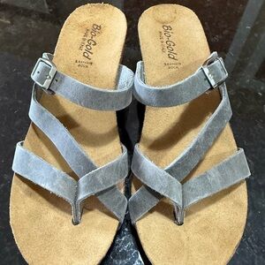Bio Gold grey sandals
